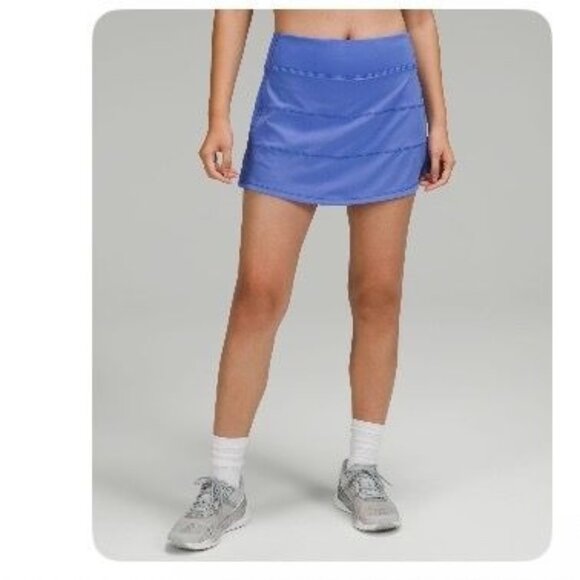 Lululemon Pace Rival Mid-Rise Skirt, Wild Indigo, size 2, LW8AEOT - Picture 1 of 16